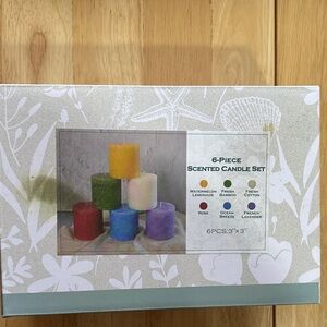 Scented Candle Set - 6-Piece Multicolor